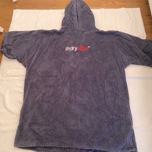 Navy size medium dry robe